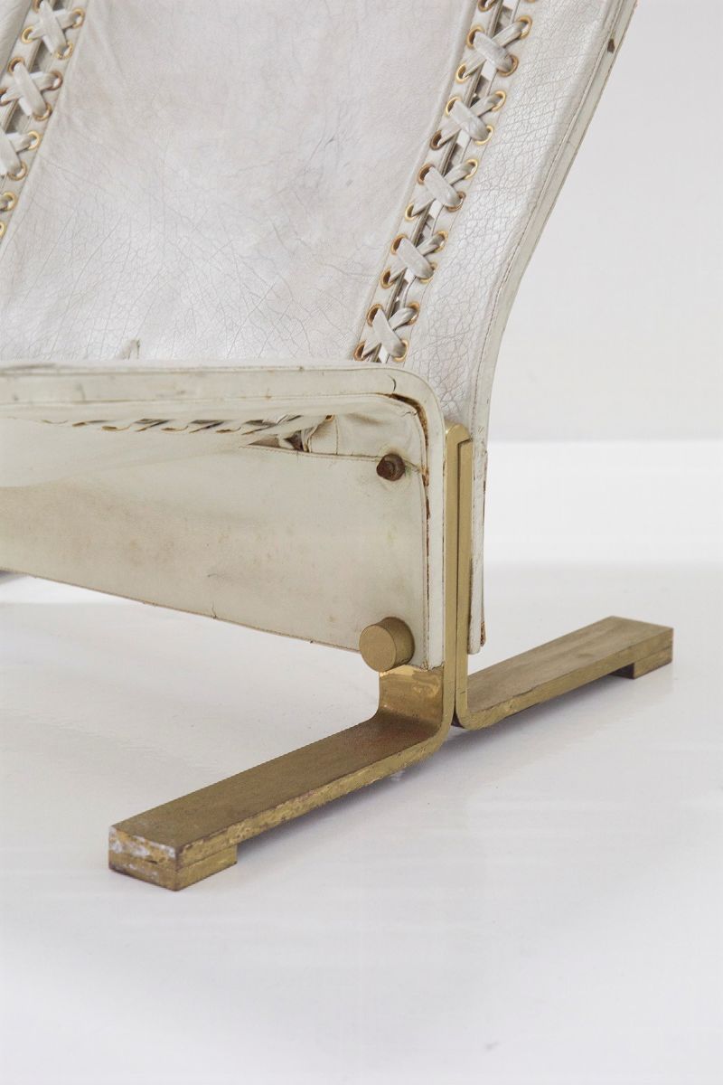 Poltrona Prototipo di Marzio Cecchi in pelle