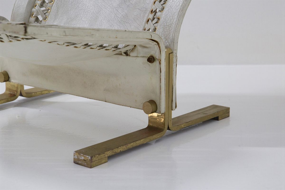 Poltrona Prototipo di Marzio Cecchi in pelle
