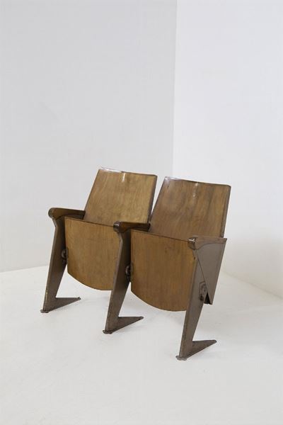 Gastone Rinaldi Sedie Cinema Mod. LV 4 per il Piccolo Milano