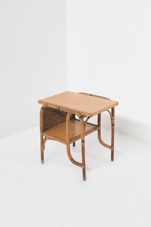 Tavolino italiano in Bamboo