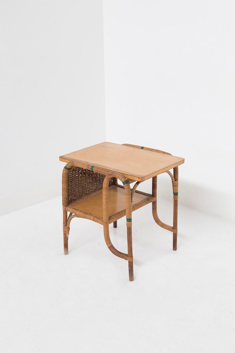 Tavolino italiano in Bamboo