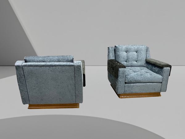 Pierluigi Colli - Frigerio Pair Vintage armchairs