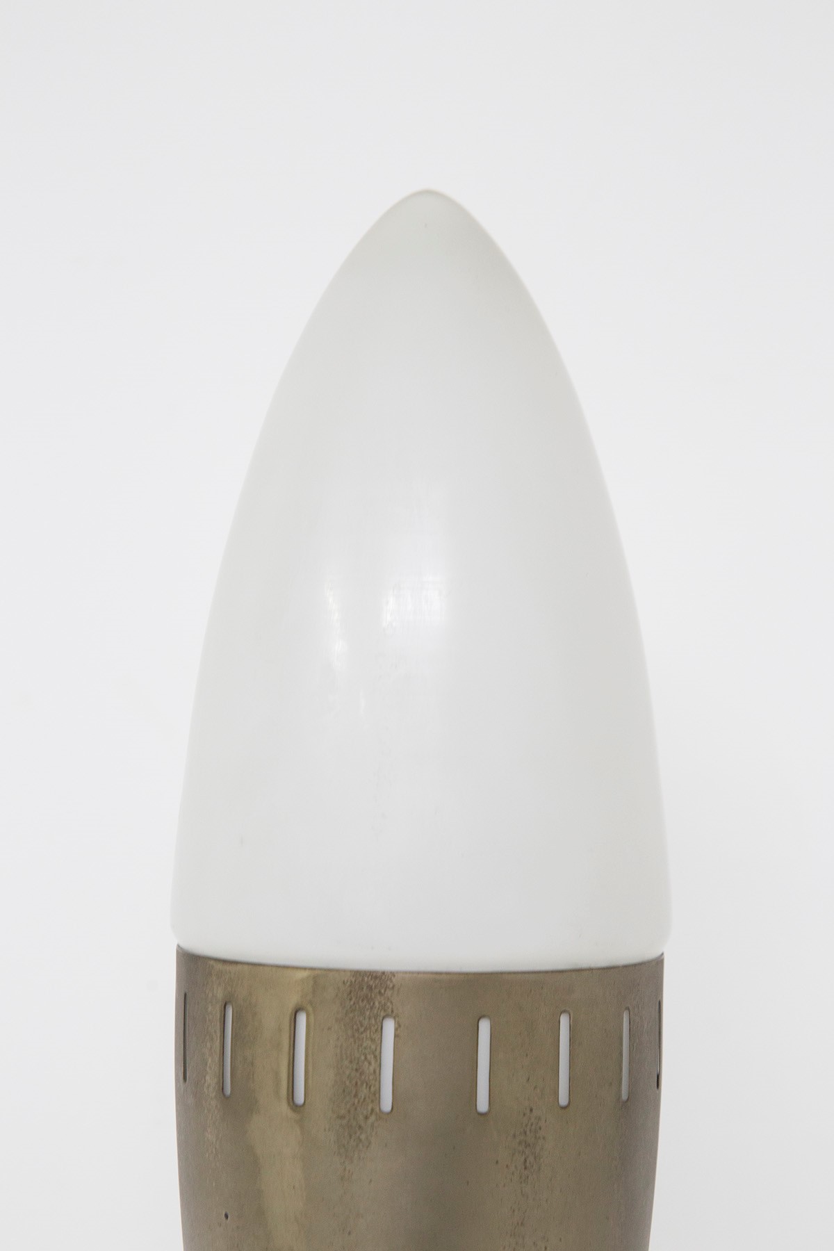 Lampada da terra Stilnovo in ottone nichelato
