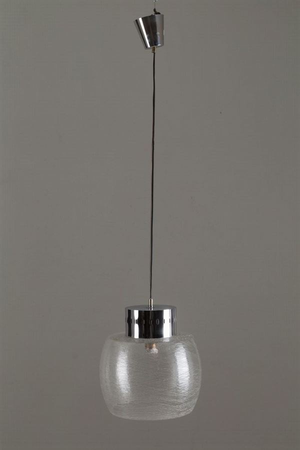 STILNOVO. Glass chandelier.
