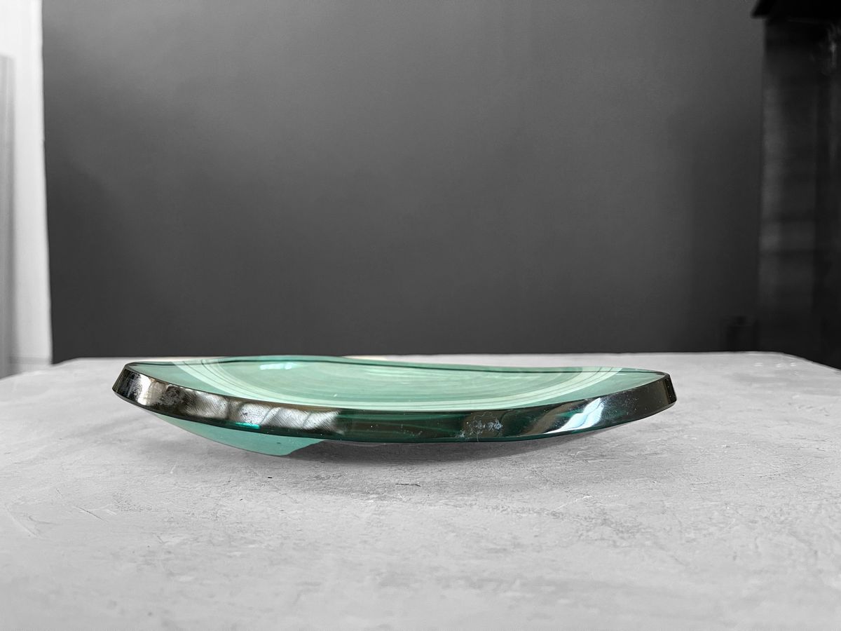 Glass Tidy Tray With Veca Mark