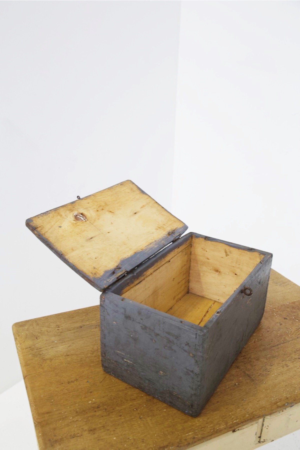 Set di Tre Scatole Decorative in Legno Rustico