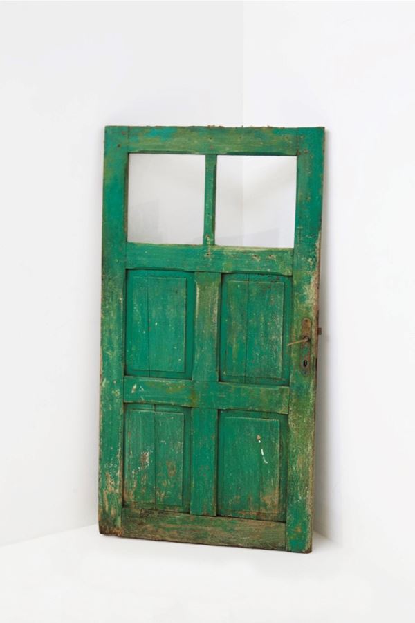 Manifattura francese - Antique Italian Green Door from Capri