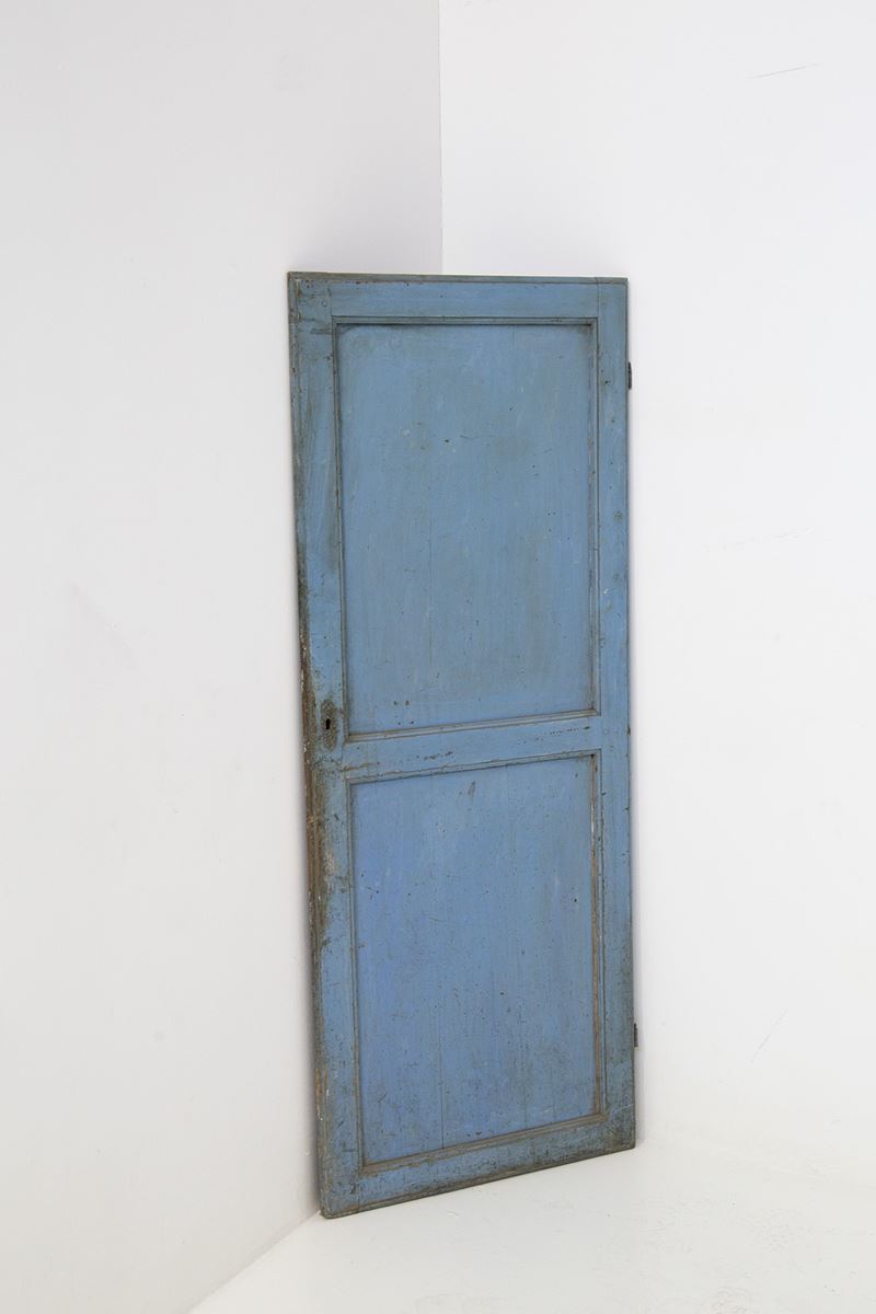Porta Decorativa Italiana Blu in Stile Fané