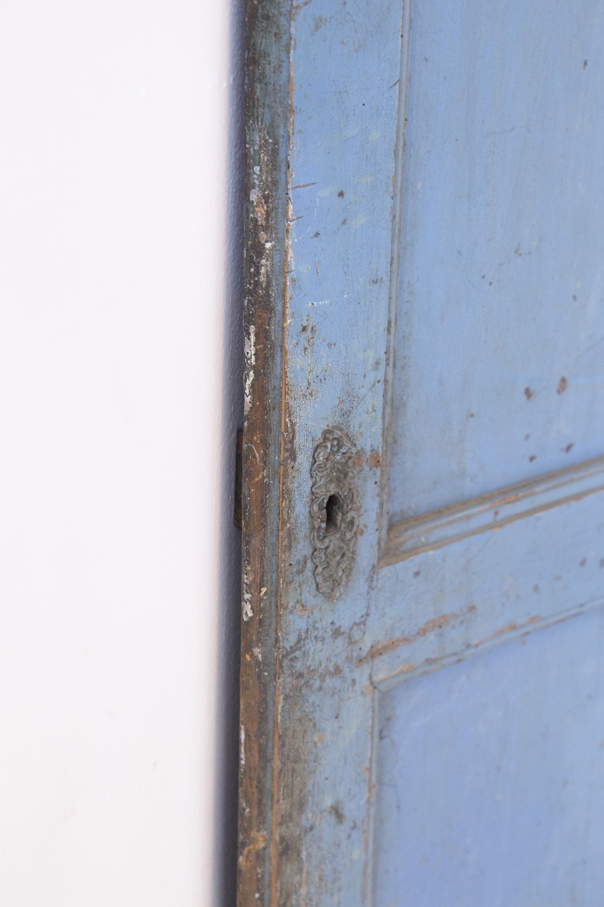 Porta Decorativa Italiana Blu in Stile Fané