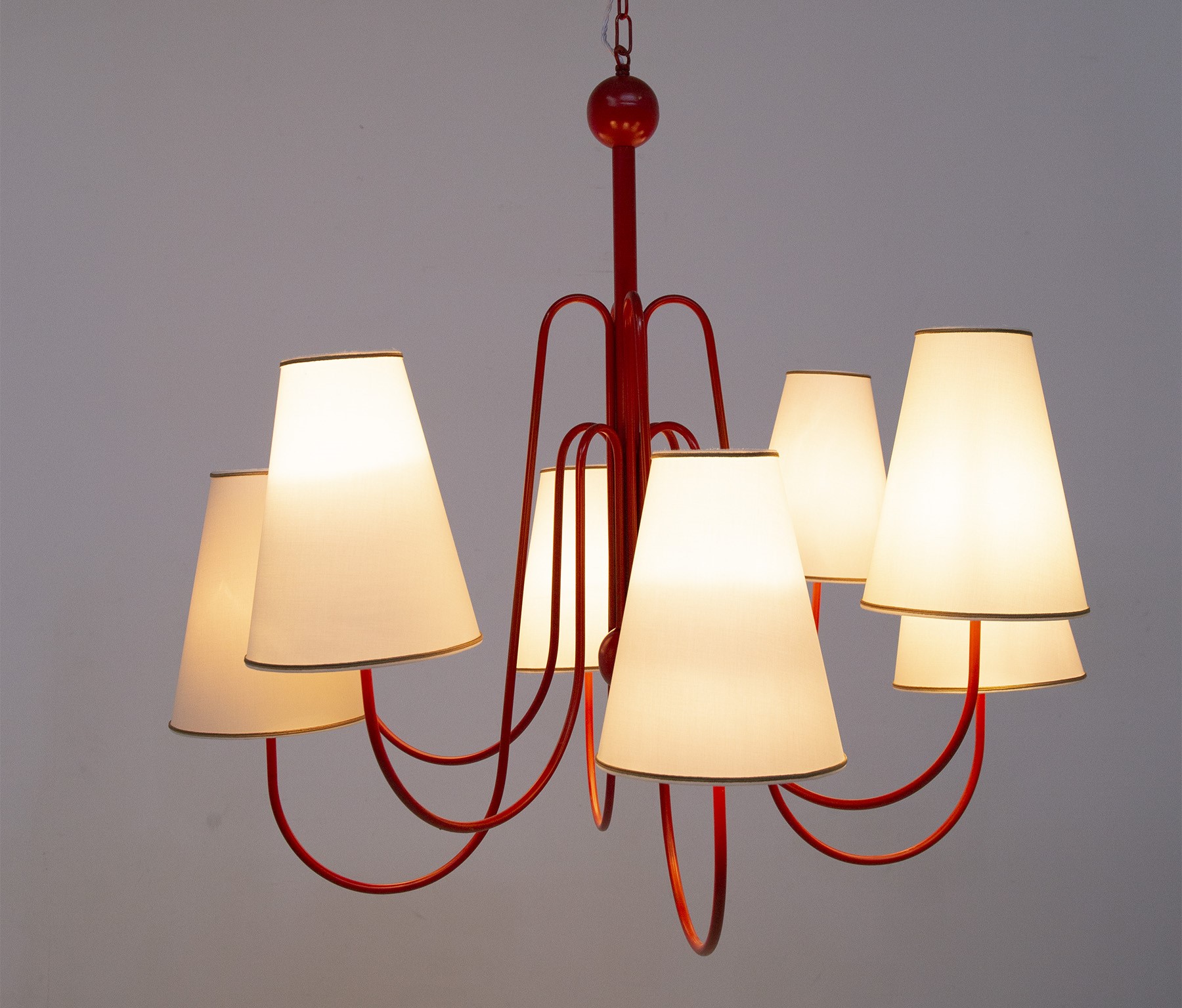 Manifattura Italiana - Lampadario Rosso
