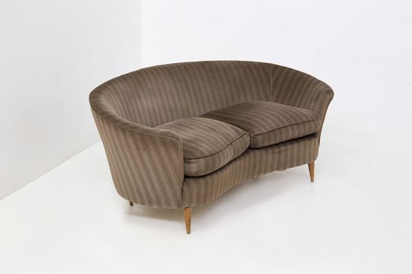 Ico Parisi - Italian Sofa attributed to Ico Parisi in Original Fabric