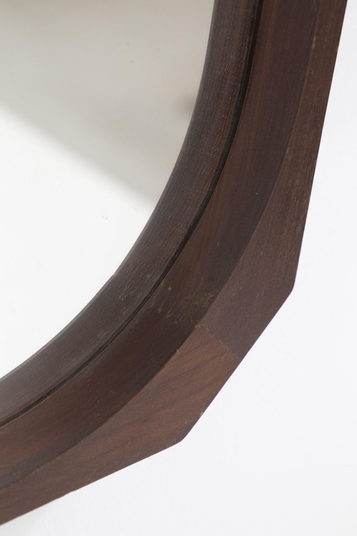 Specchio Ottagonale in Legno di Franco Campo e Carlo Graffi