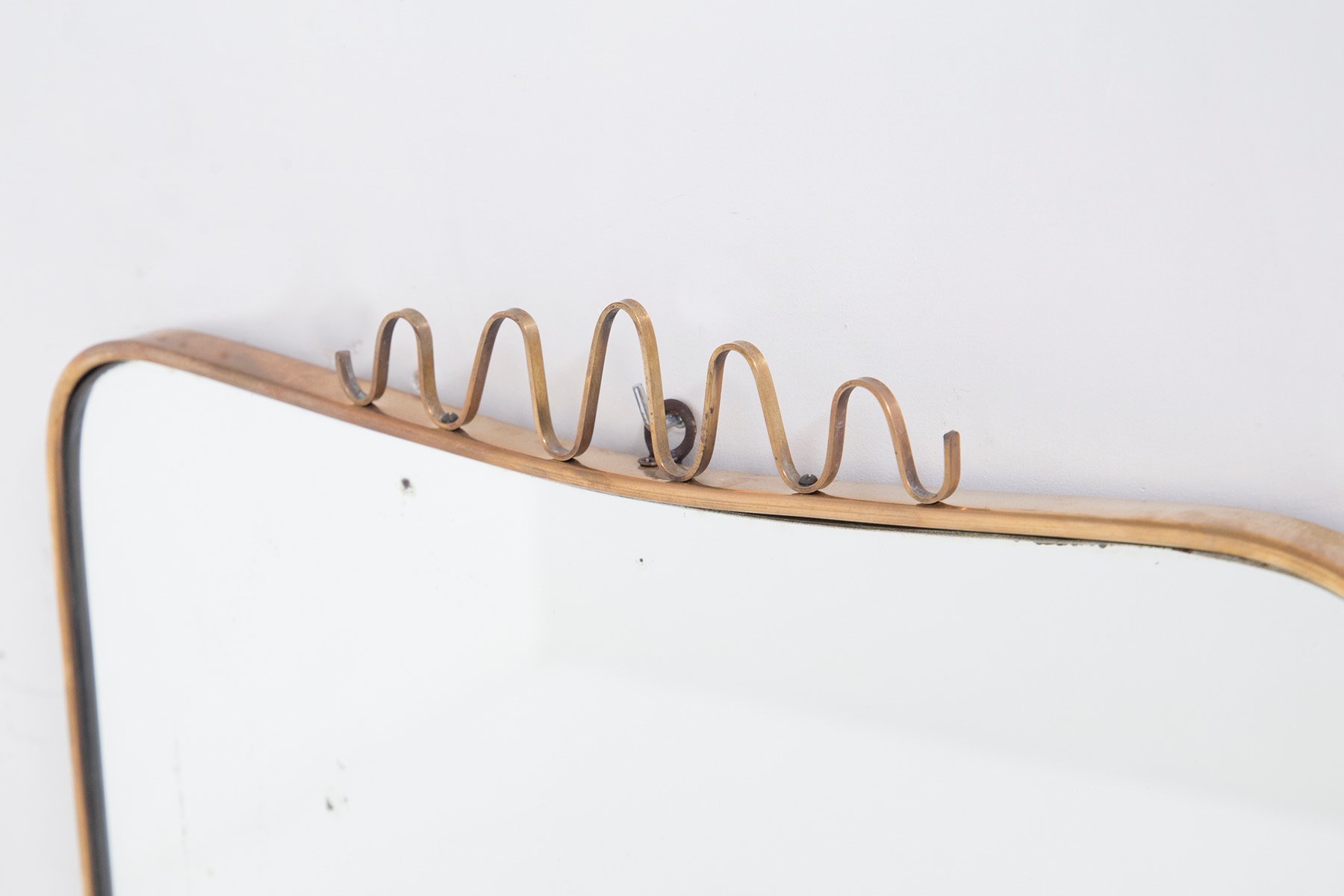 Specchio in Ottone Vintage