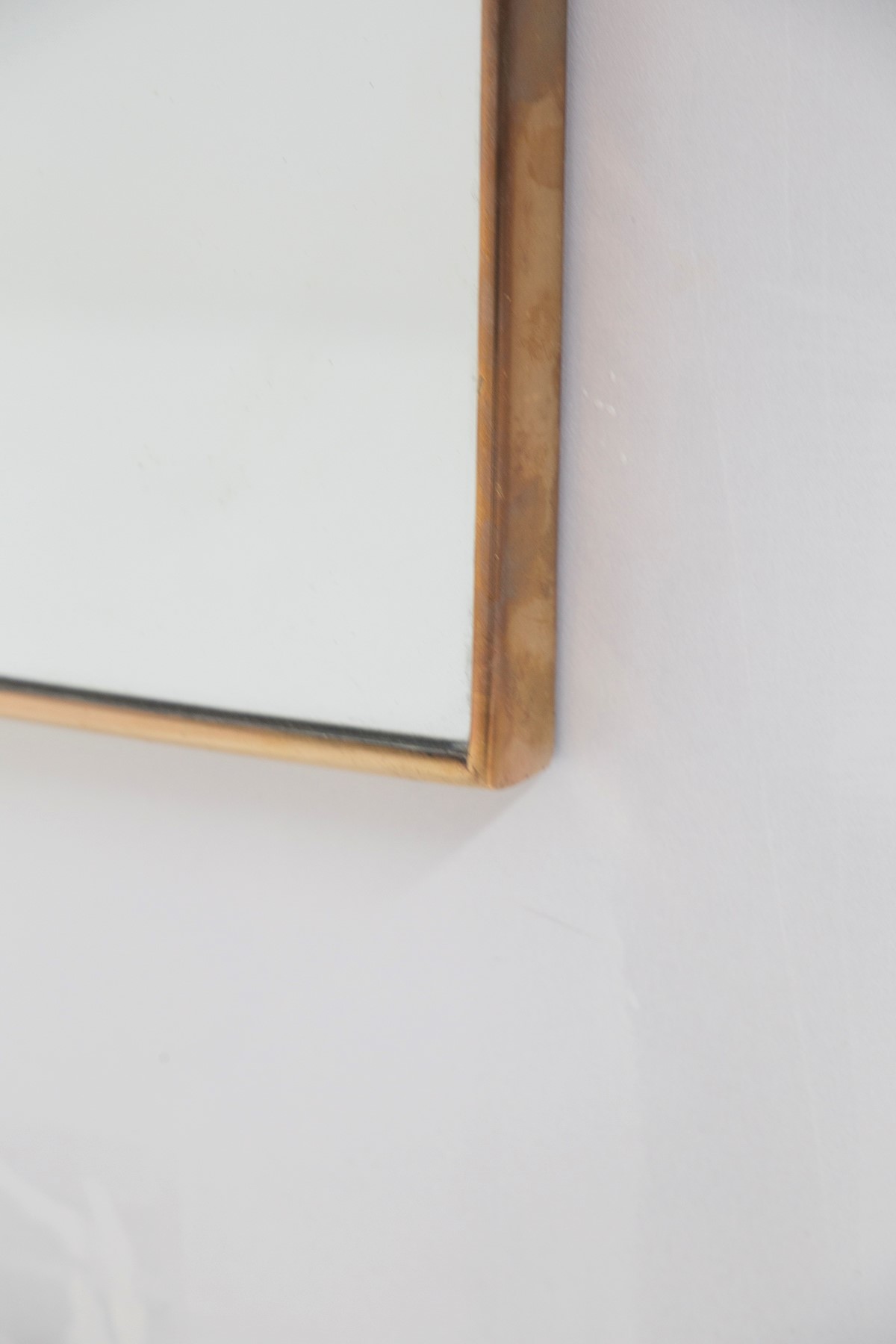 Specchio in Ottone Vintage