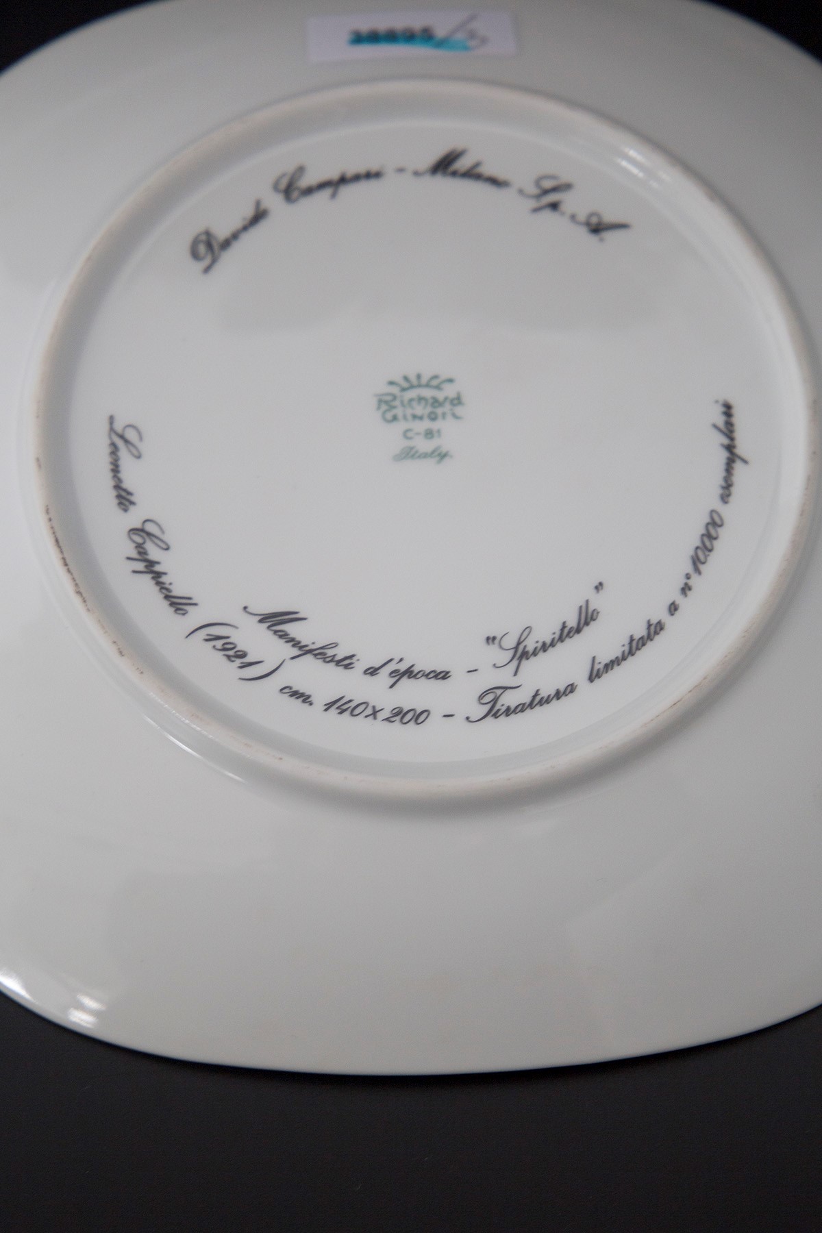Davide Campari Set di 3 Piatti per Richard Ginori