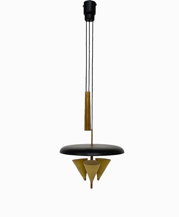 Lampadario saliscendi Stilnovo