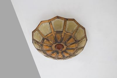 Plafoniera Brutalista da Soffitto di Poliarte
