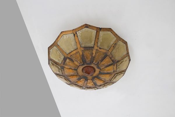 Plafoniera Brutalista da soffitto di Poliarte