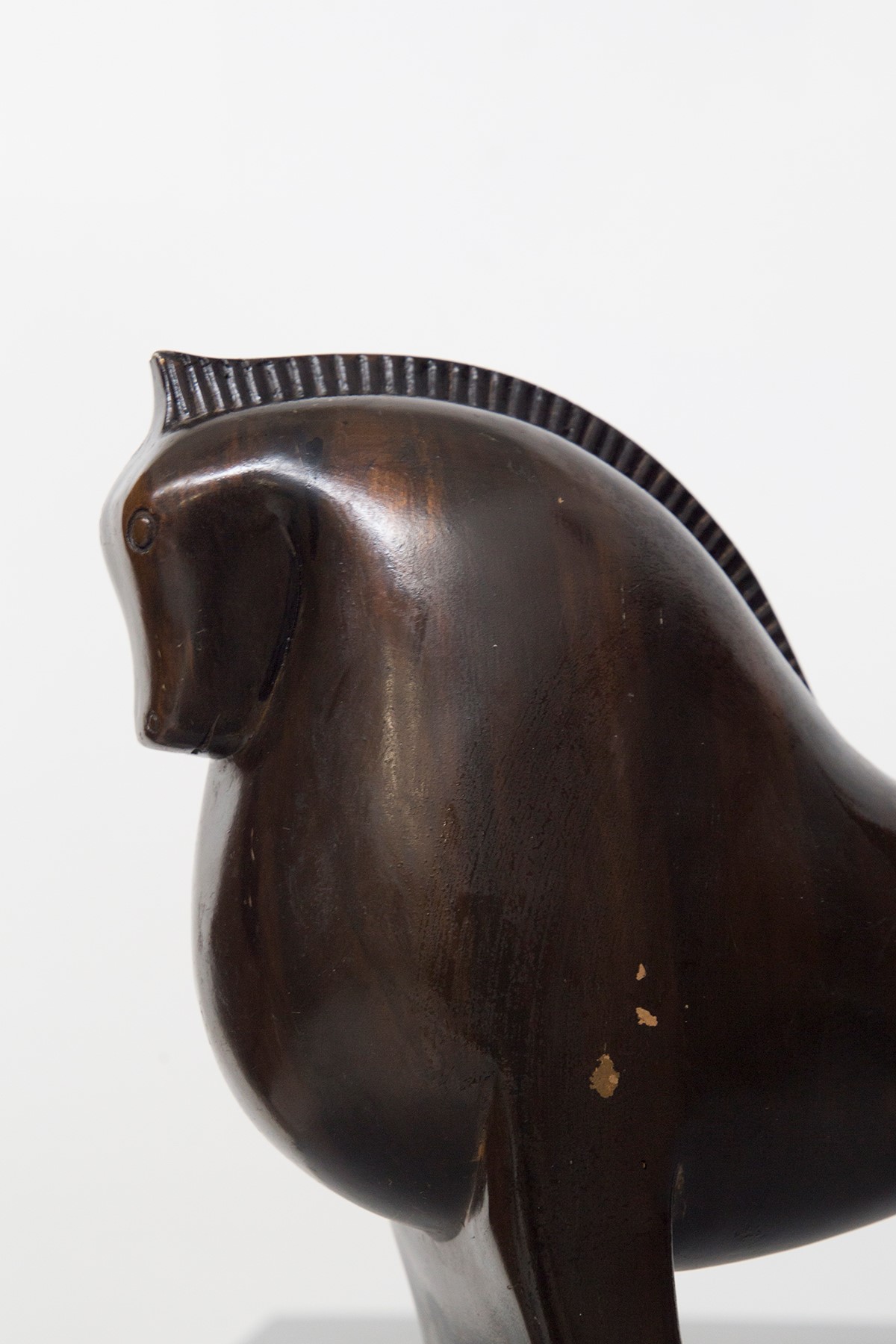 Scultura di Cavallo in Legno Attr. Gio Ponti