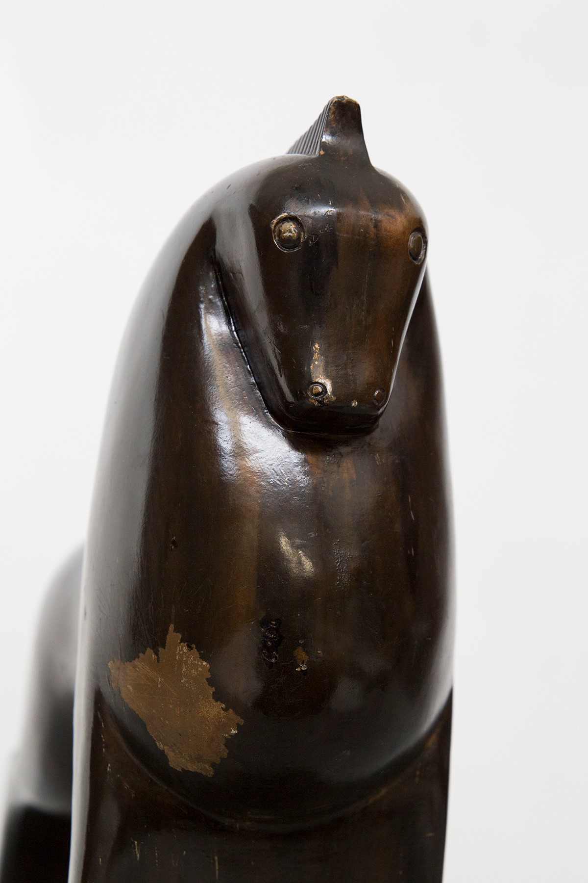 Scultura di Cavallo in Legno Attr. Gio Ponti