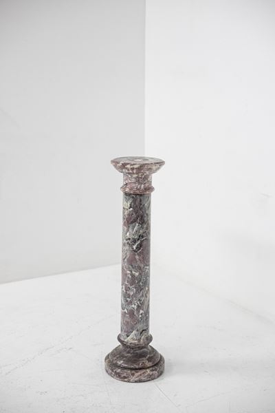 Colonna in Marmo Rosso