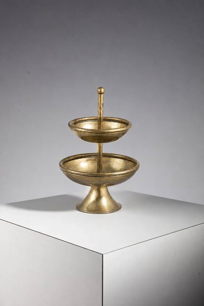 Centrotavola in ottone (etagère) anni '50