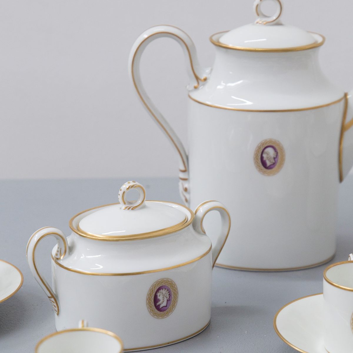 Set da Tè in Ceramica Richard Ginori Attr. Gio Ponti