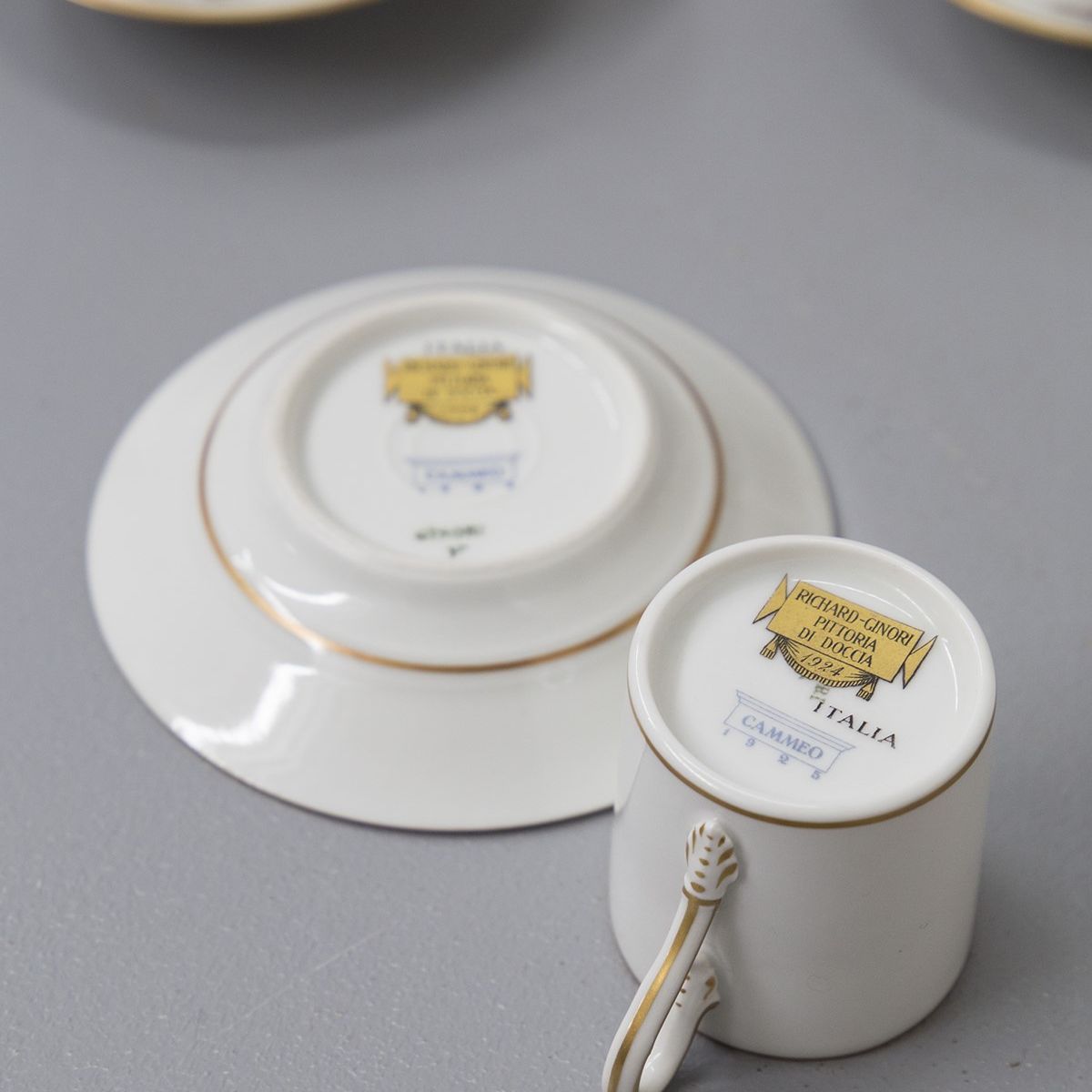 Set da Tè in Ceramica Richard Ginori Attr. Gio Ponti