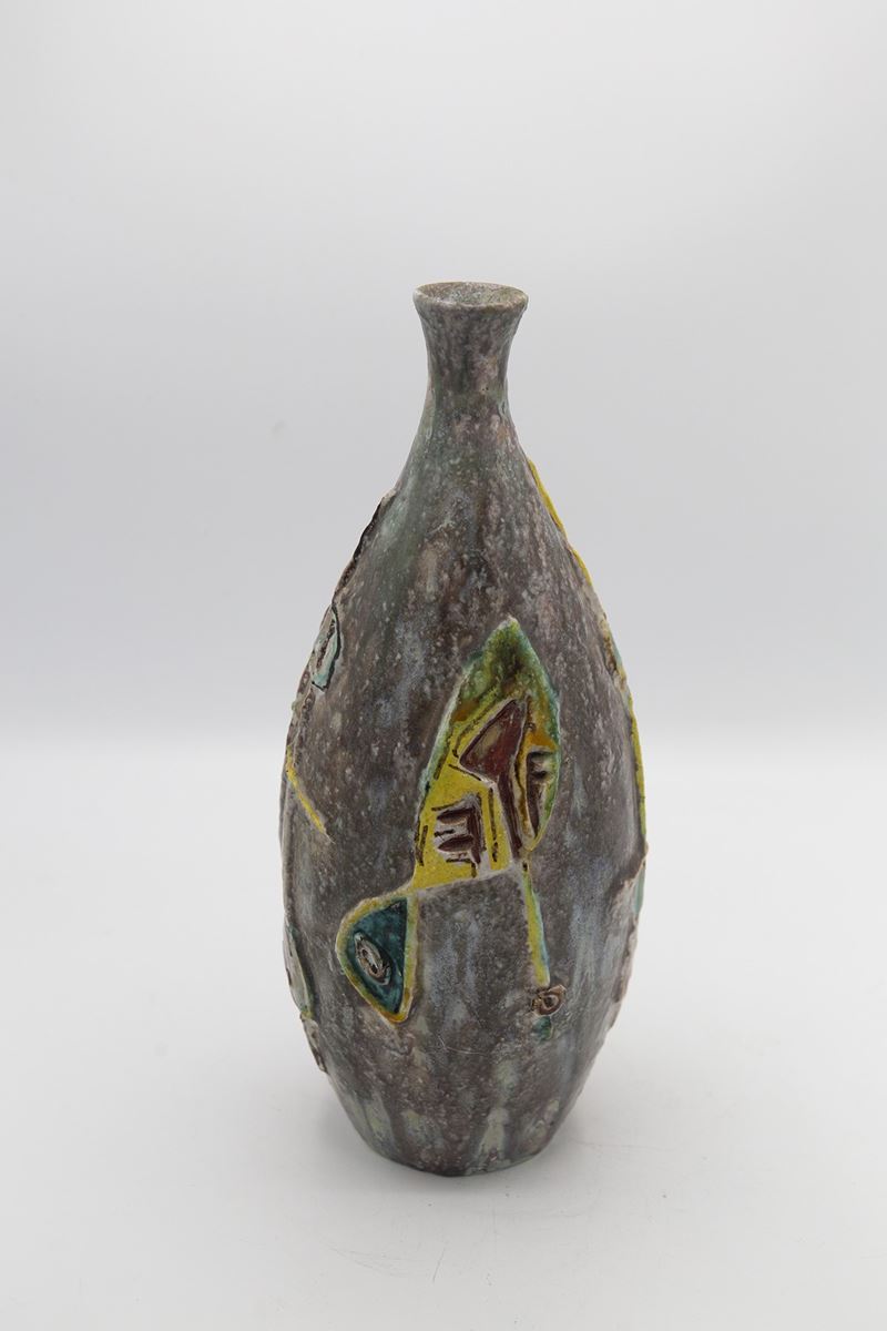 Vaso in Ceramica di Umberto Zannoni degli Anni 50'