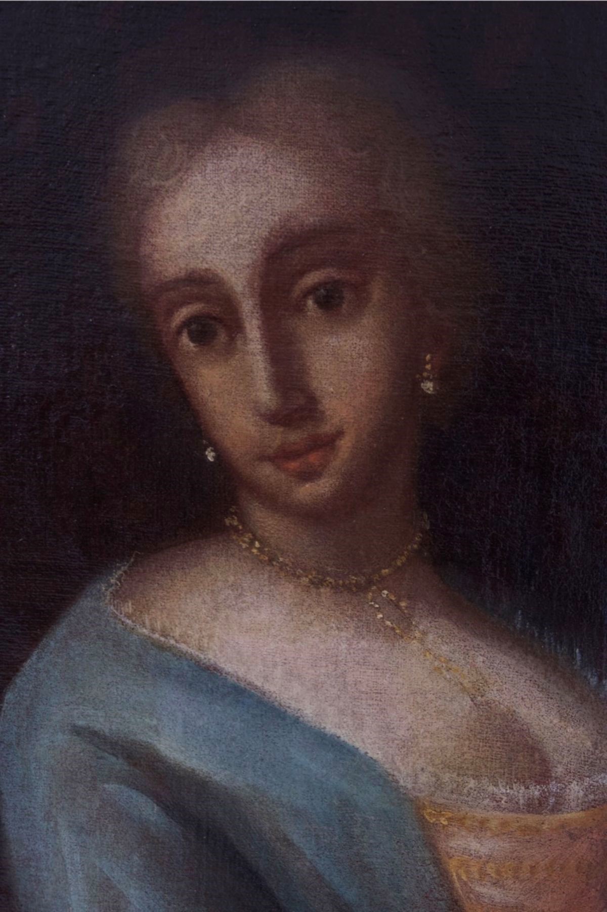 Antico Dipinto Veneziano di Colombina Attribuito a Pietro Longhi