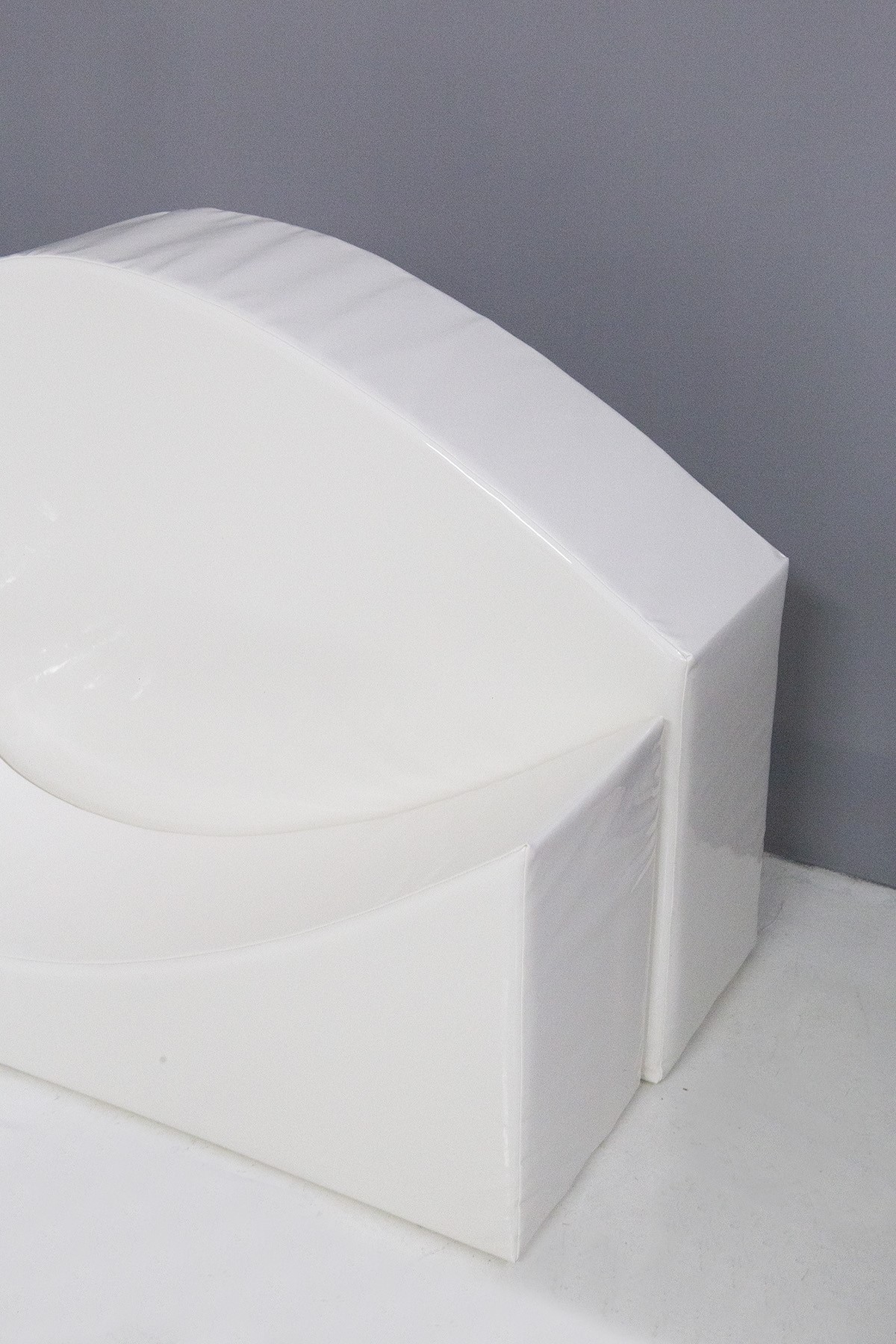 Divano Superonda Bianco di Archizoom per Poltronova