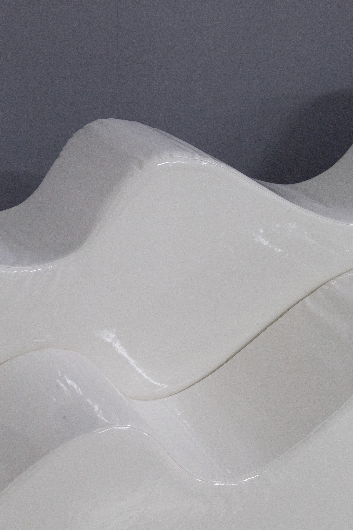 Divano Superonda Bianco di Archizoom per Poltronova