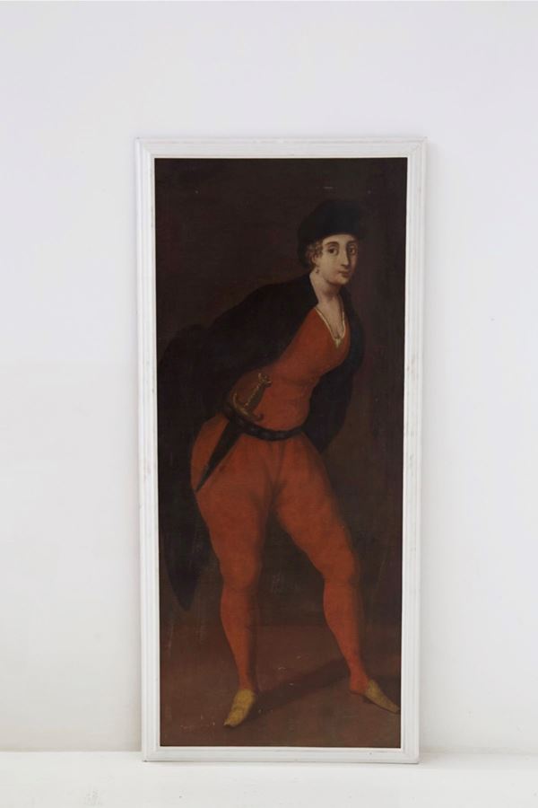 Pietro Longhi - Antico dipinto veneziano di Pantalone attr. Pietro Longhi