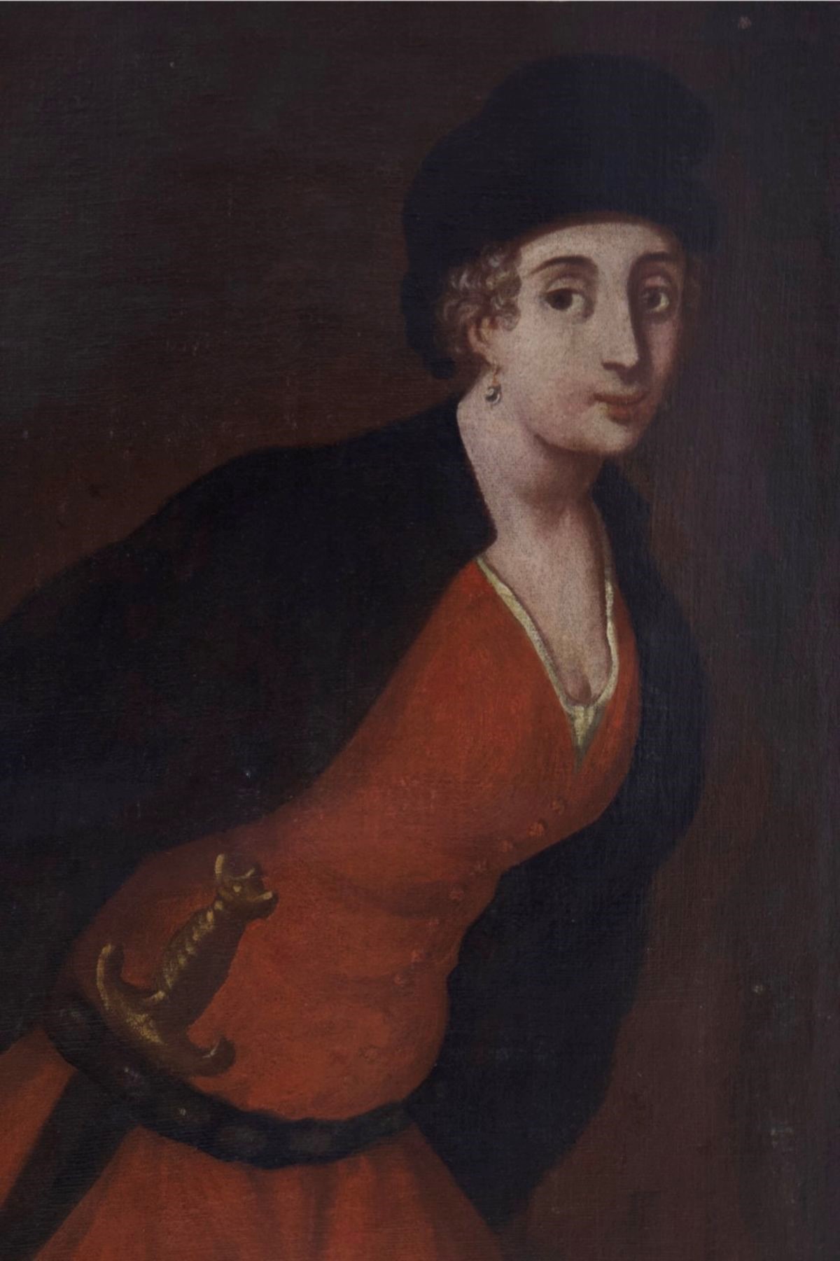 Antico Dipinto Veneziano di Pantalone Attr. Pietro Longhi