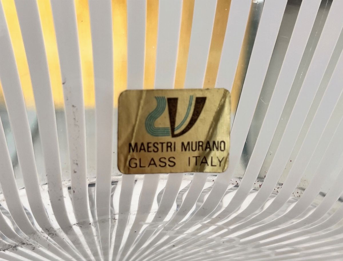 MAESTRI MURANO. Centrotavola in vetro soffiato.