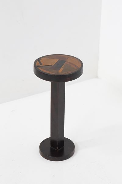 Tavolino Futurista in Legno di Noce