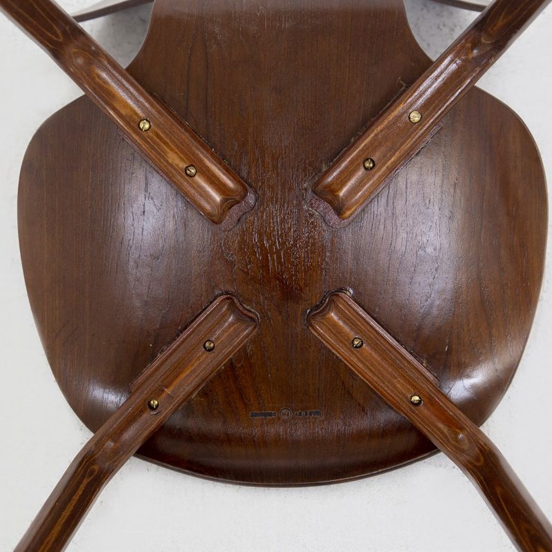 Set of Twelve Wooden Chairs Model Grand Prix by Fritz Hansen