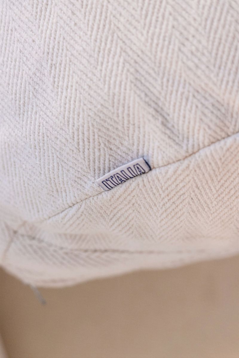 Beige Cotton "baisity" Sofa By Antonio Citterio Two Seats For B&b Italia