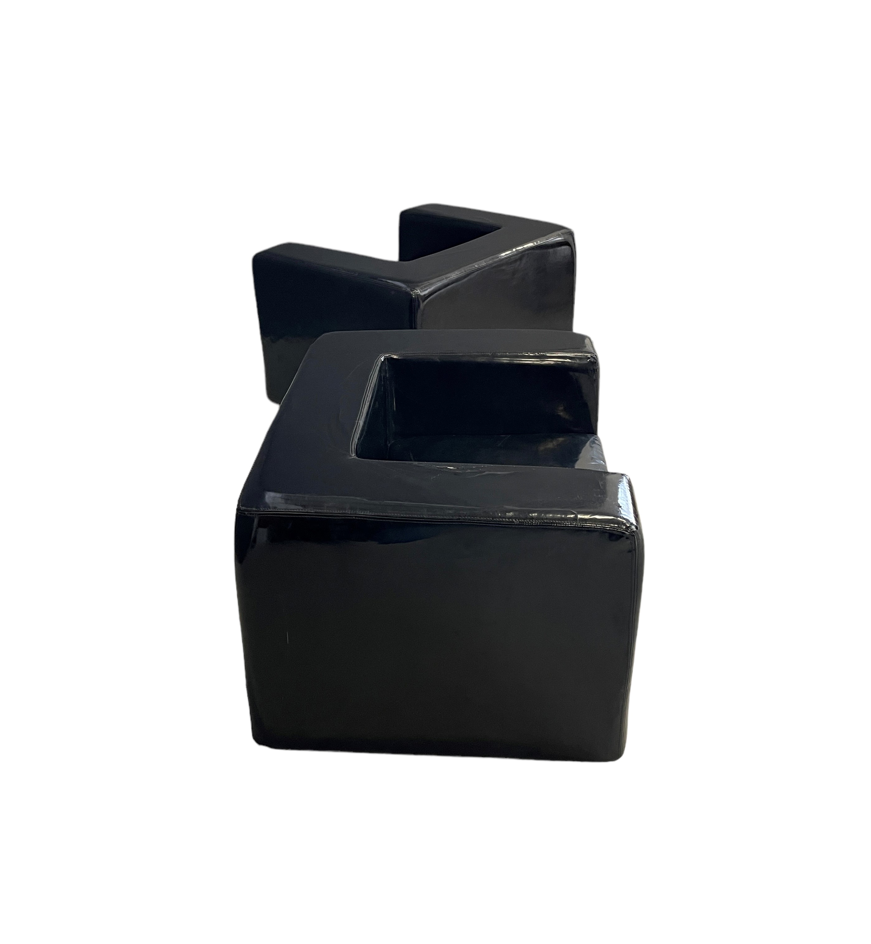 Coppia di Poltrone Throw Away di Zanotta