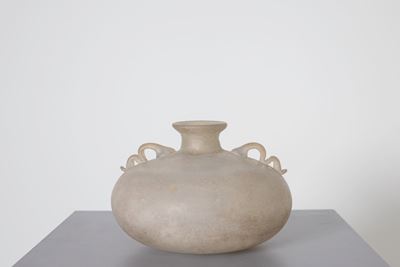 Vaso in Vetro di Murano Sabbiato