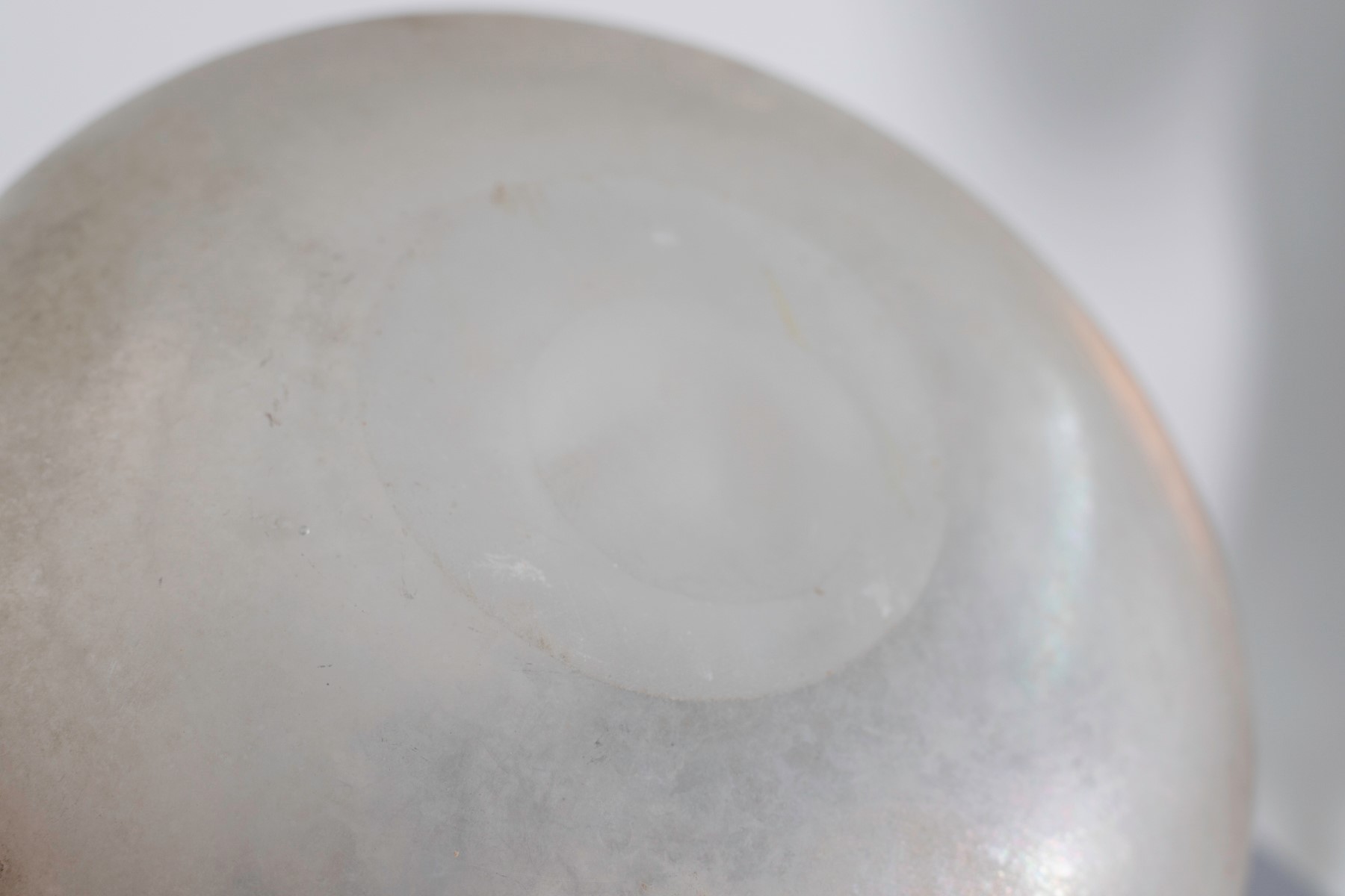 Vaso in Vetro di Murano Sabbiato