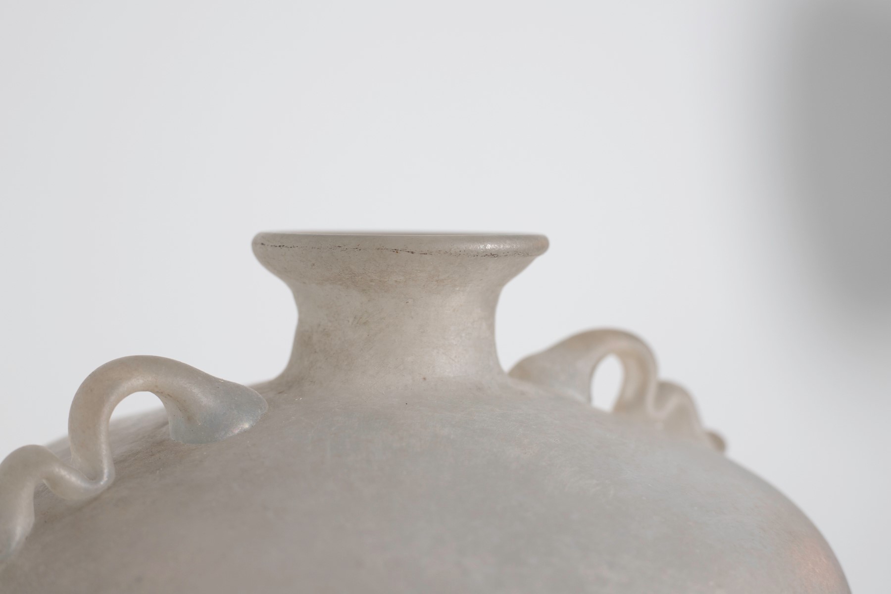 Vaso in Vetro di Murano Sabbiato