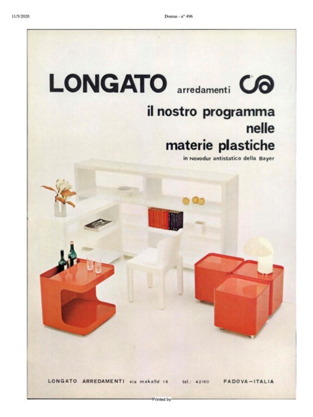 Carrello da Bar "game" di Marcello Siard per Longato