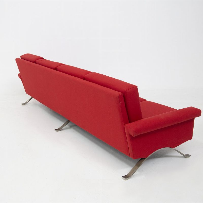 Divano Rosso di Ico Parisi per Cassina Mod. 875, Pubblicato