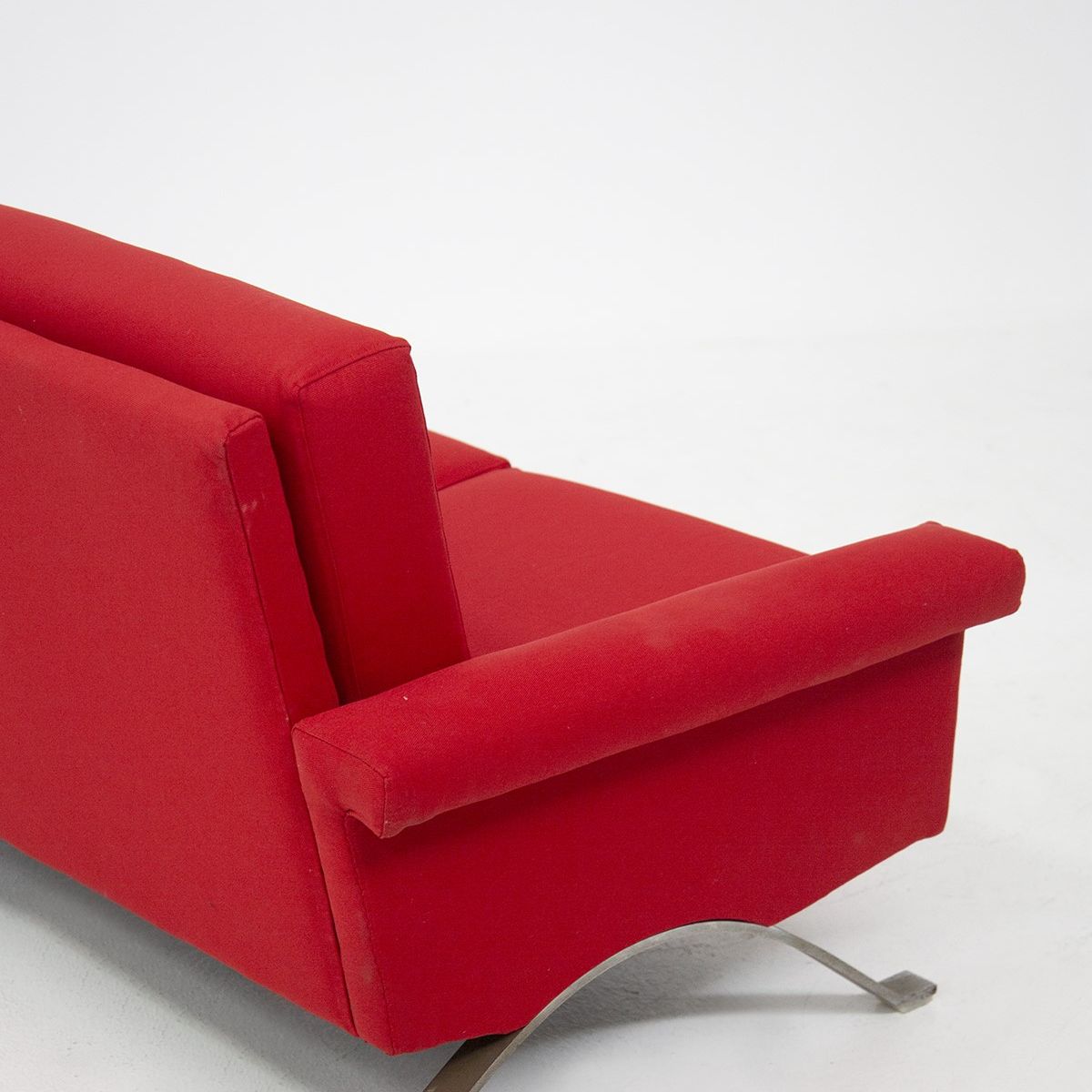 Divano Rosso di Ico Parisi per Cassina Mod. 875, Pubblicato