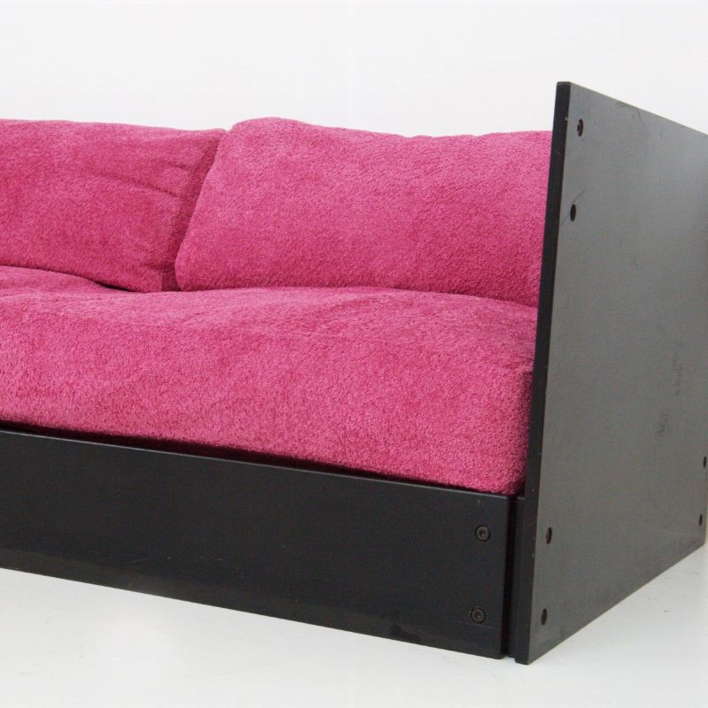 Divano Vintage Rolf Heide per Icf in Bouclé Rosa