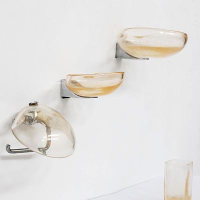 Set da Bagno in Vetro di Murano Archimede Seguso
