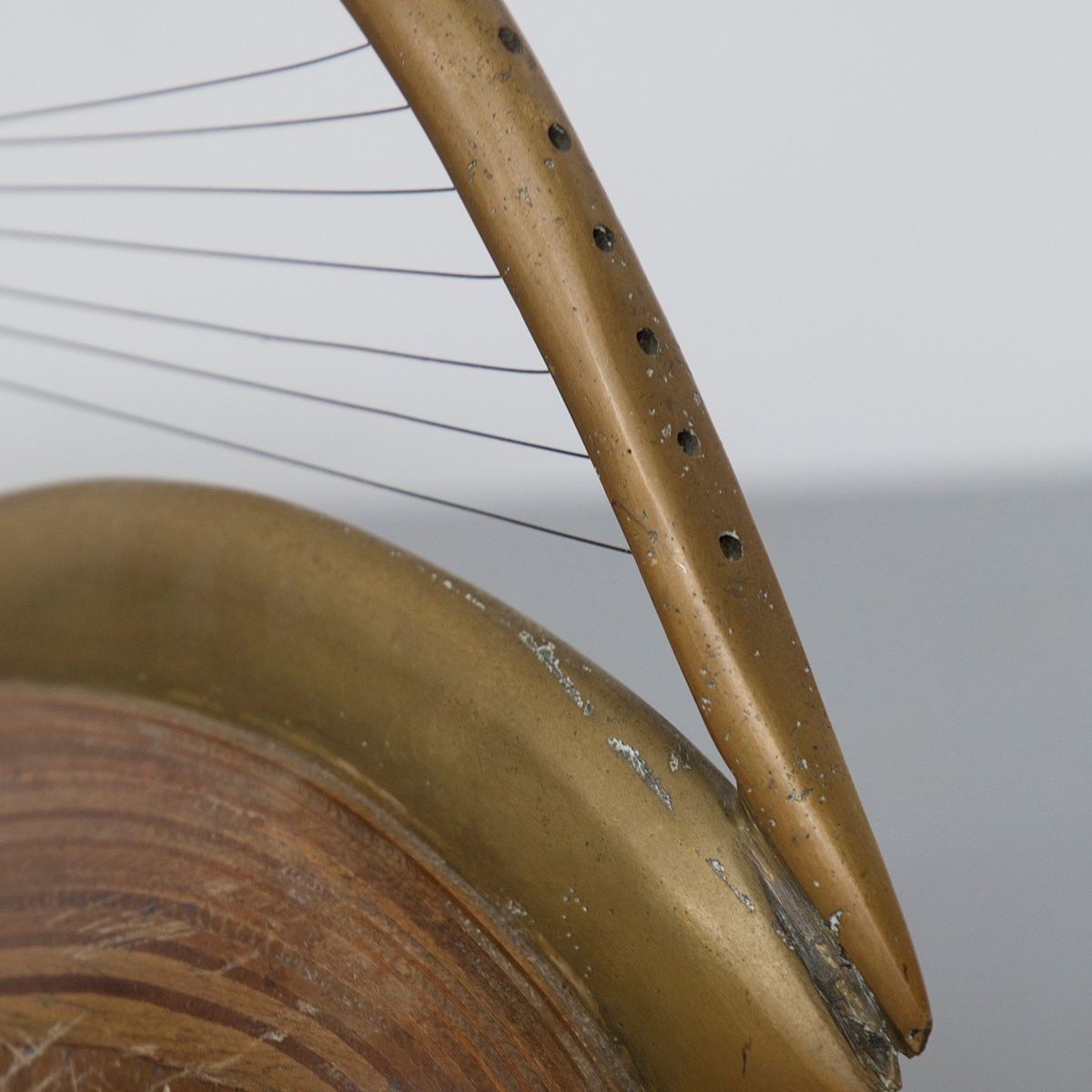 Scultura Cinetica in Legno e Ottone Meloniski da Villacidro