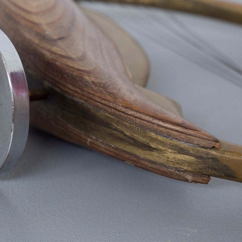 Scultura Cinetica in Legno e Ottone Meloniski da Villacidro