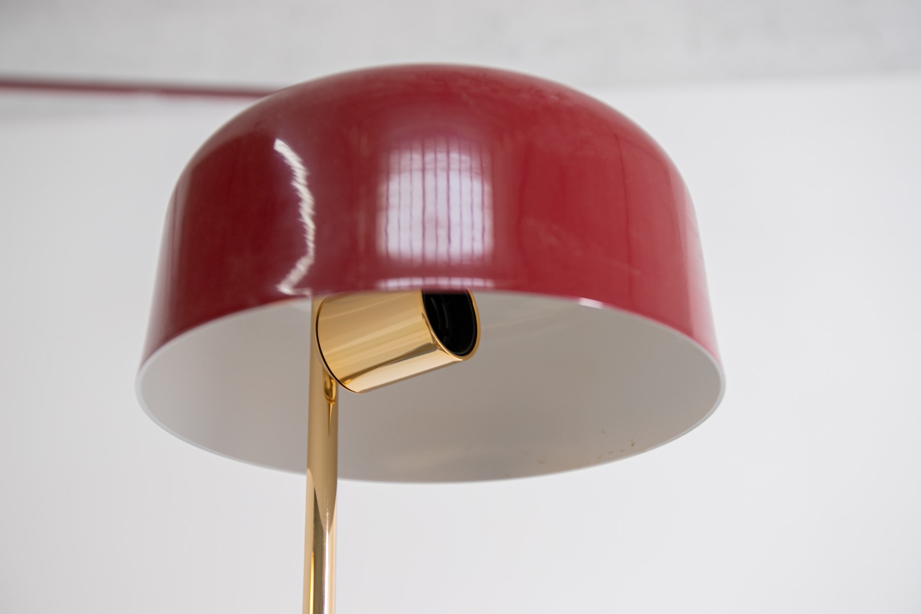 Lampada da Tavolo in Ottone e Alluminio